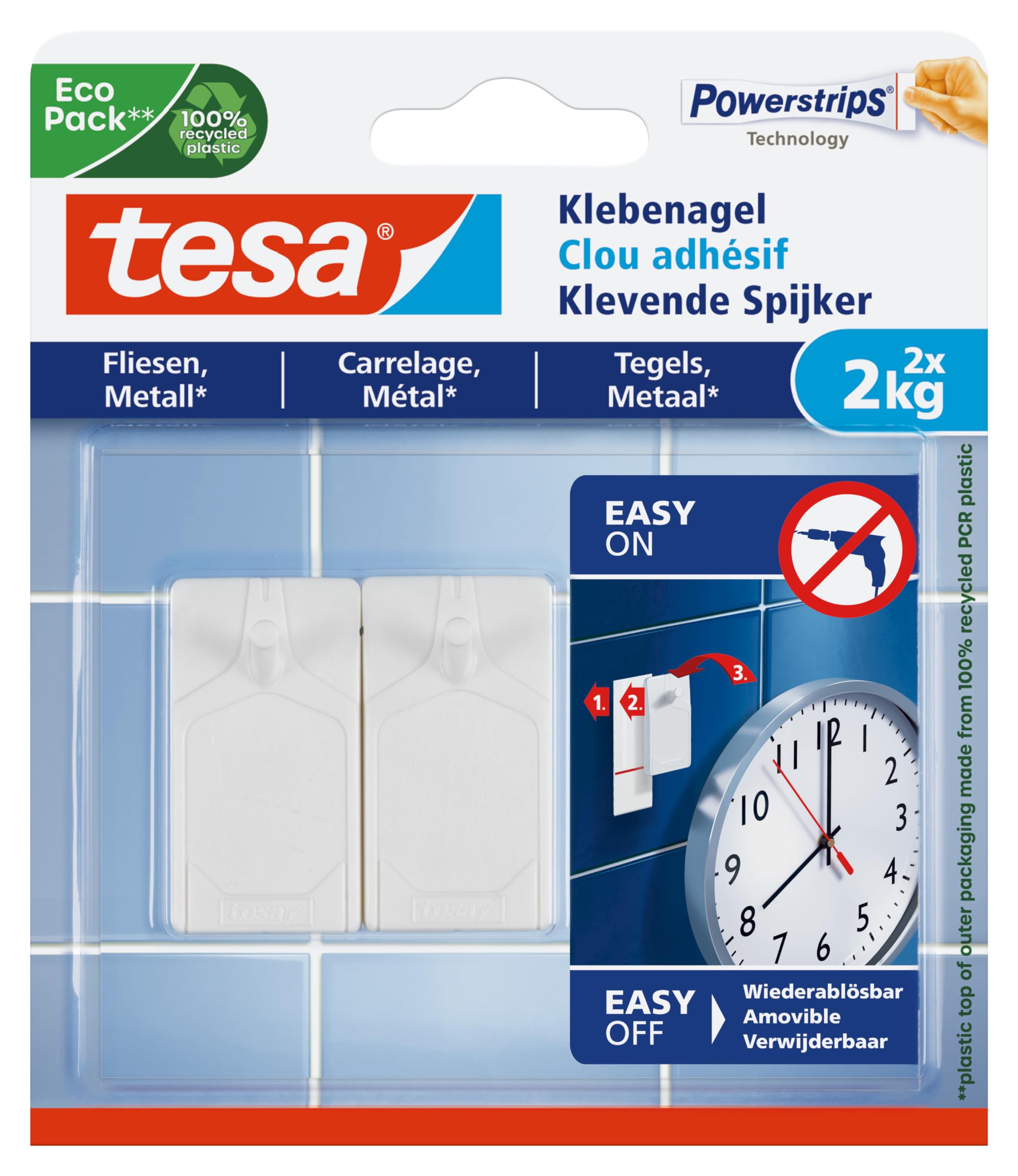 tesa Adhesive Nail for Tiles &amp; Metal 2kg