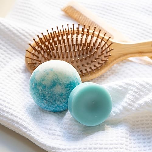 Miniatura 5 de Barra de champú y acondicionador de árbol de té y romero, fabricada en los Estados Unidos, barra de champú de 3 onzas, barra de acondicionador de 1