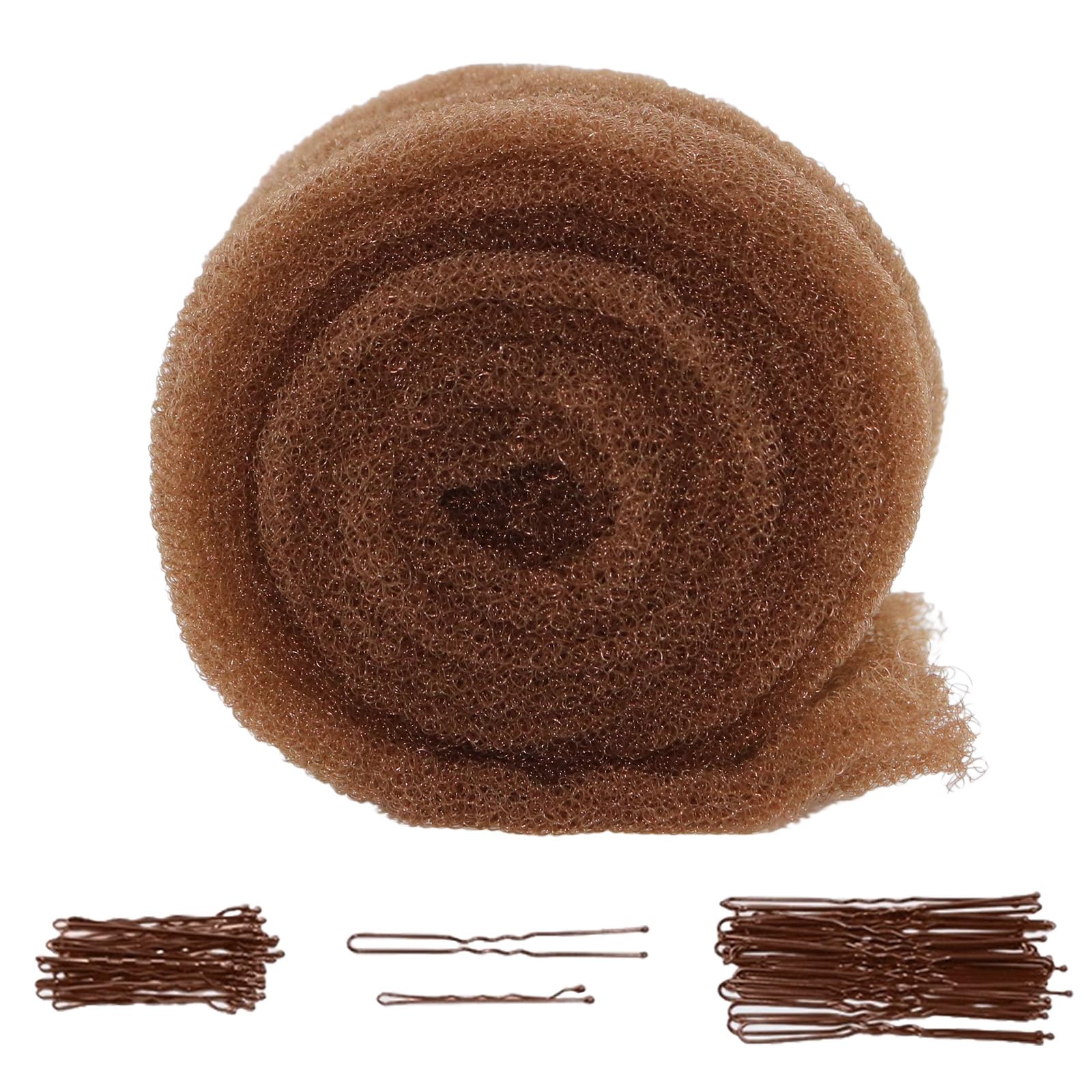 AYNKH 2 Pack Hair Donut Bun Maker, Volumizing Hair Padding for Women Girls Updo Styling Accessories for Perfect Buns and Chignons