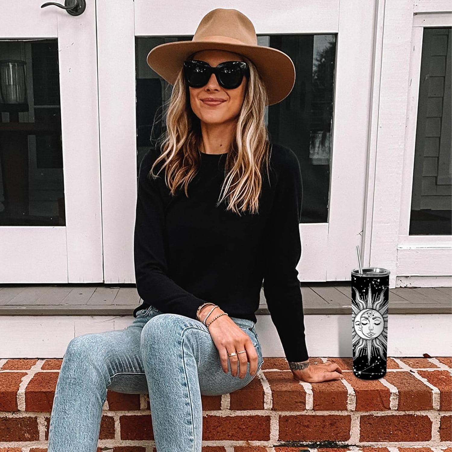 Sunmdecor Sea Turtle Coffee Mug, 20oz Tumbler with Lid and Straw - Double Wall Insulation Stainless Steel Cups For Hot or Cold Beverages, Perfect For Travel, Office, and Christmas Gifts - Image 6