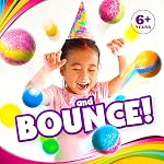 Creative Kids Magic Bouncy Balls - DIY STEM Toys - Science Kit for Kids - 25 Multicolor Bags & 5 Molds Makes Up to 43 Balls