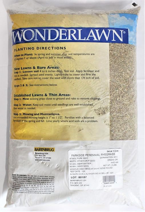 Perennial Ryegrass Grass Seed
