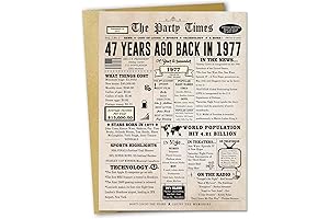 Nostalgic Birthday Card for Women and Men