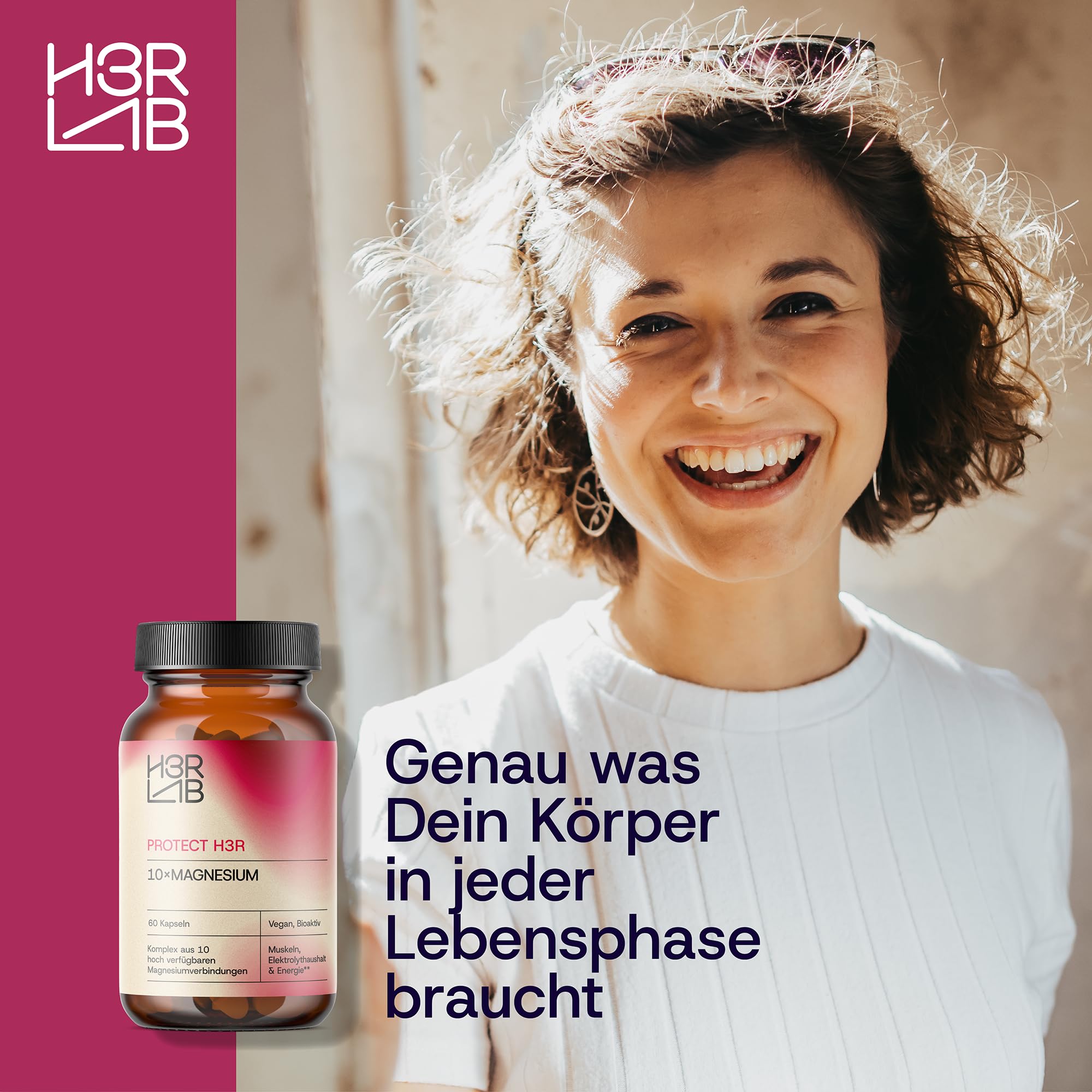 10x Magnesium Komplex – 10-in-1 mit Bisglycinat, Citrat, Malat & Taurat | 280 mg Magnesium pro Tagesportion | Für Muskeln, Nerven & Energie | Vegan & ohne Zusatzstoffe | 180 Kapseln