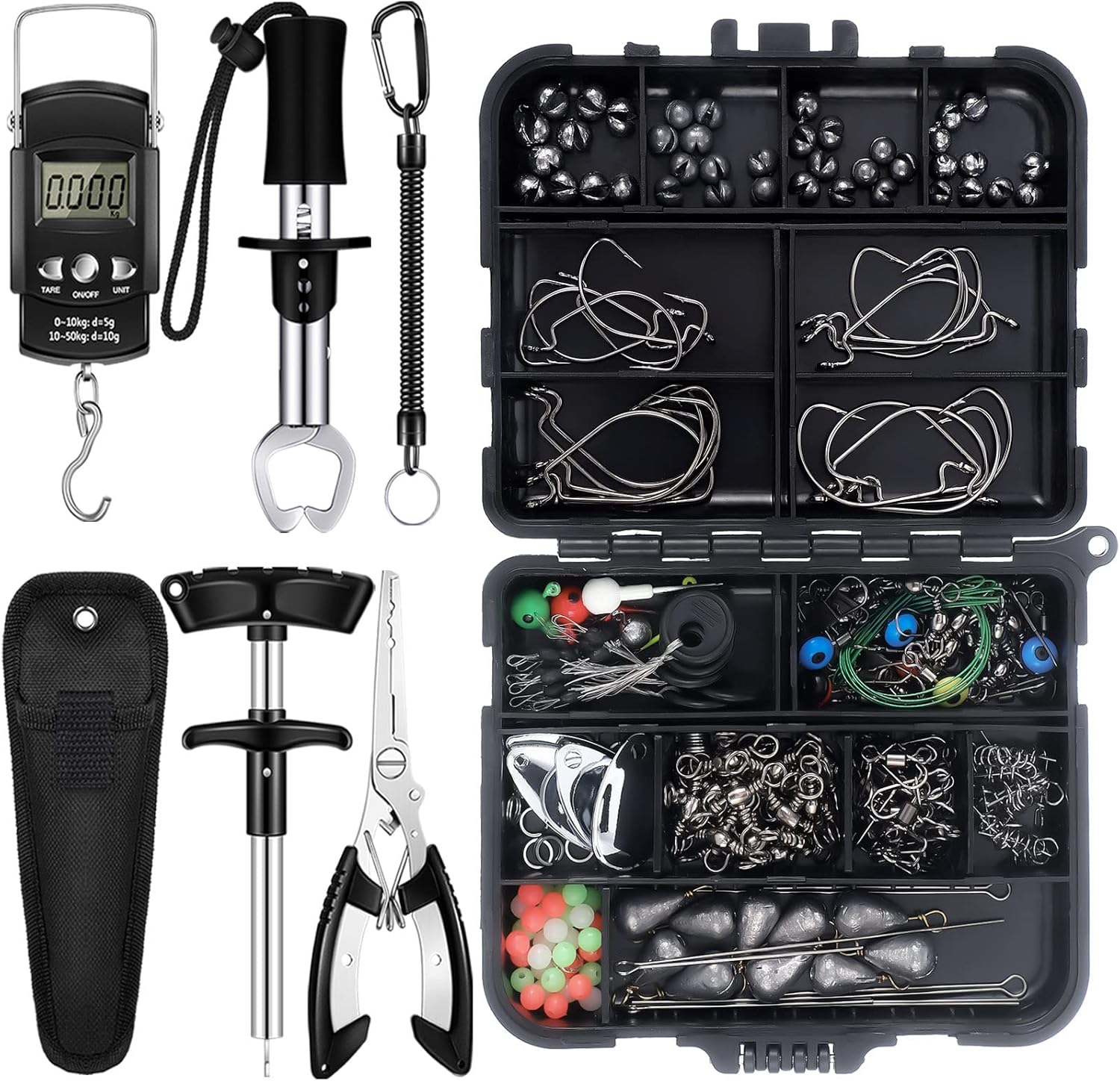 Hungdao 252 Pcs Fishing Tool Kit Includes 246 Terminal