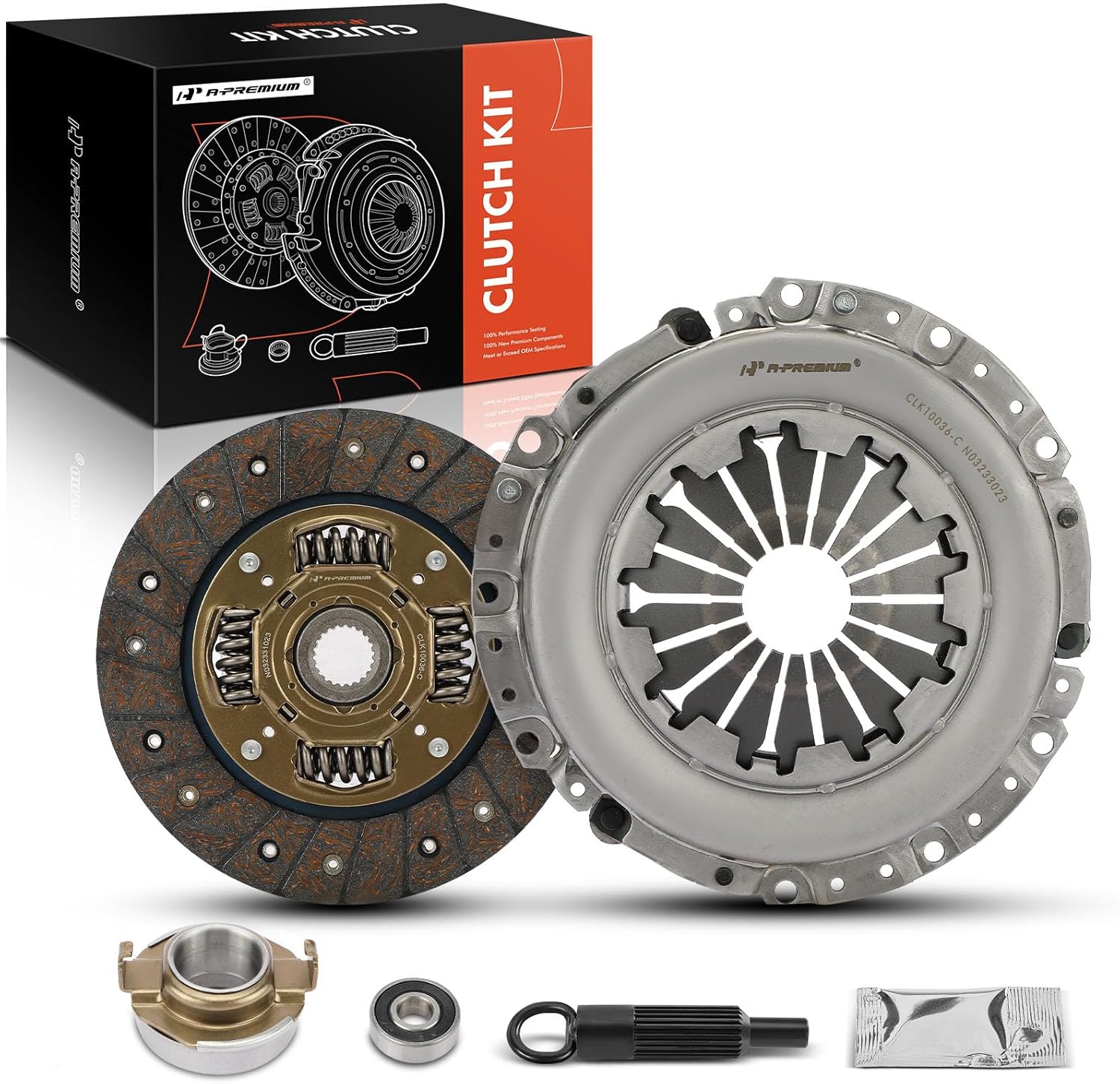 A-Premium Transmission Clutch Kit Compatible with Mazda Miata 1990 1991 1992 1993 1.6L, Naturally Aspirated, Replace# 620 3283 00