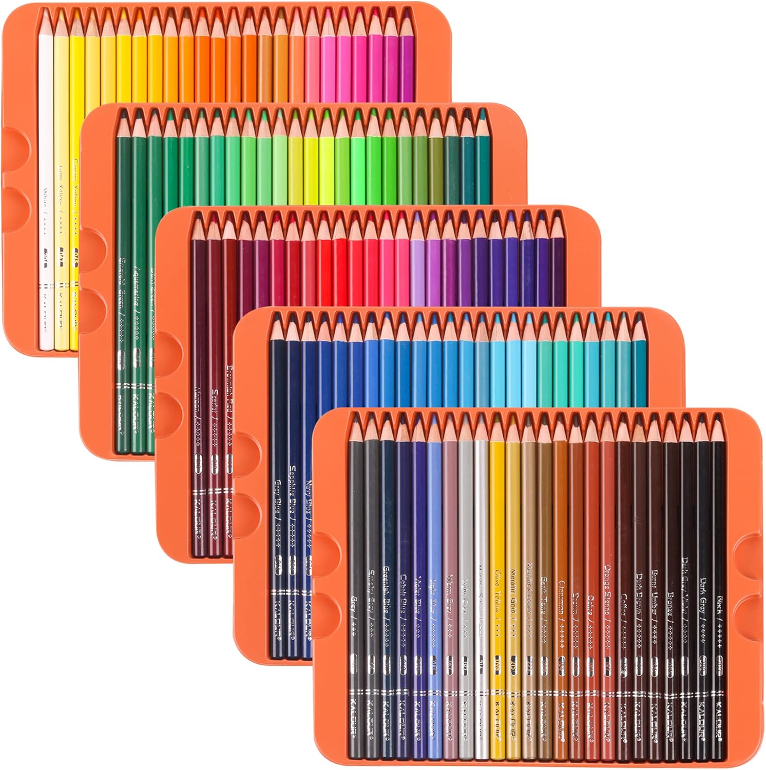 KALOUR Professional Colored Pencils,Set of 120 Colors,Artists Soft Core with Vibrant Color,Ideal for Drawing Sketching Shading,Coloring Pencils for Adults Artists Beginners