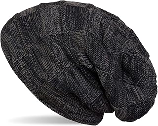 Gorro Beanie de Punto cálido con Motivo Trenzado y Relleno Interior Polar Muy Suave, Unisex 04024090