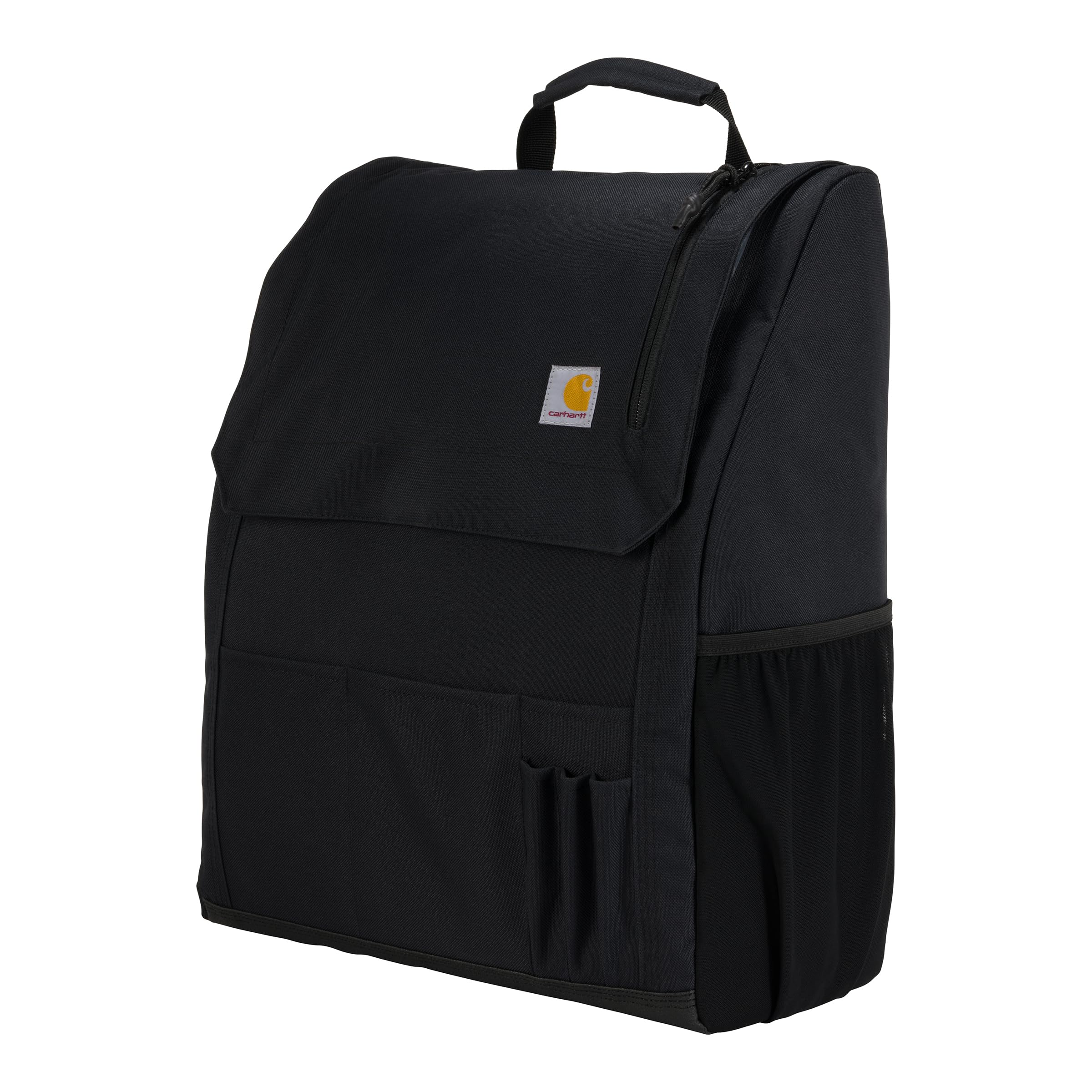 Carhartt Universal Front Seat Organizer, Tool and Equipment Organizer for Automotives, Black, One Size