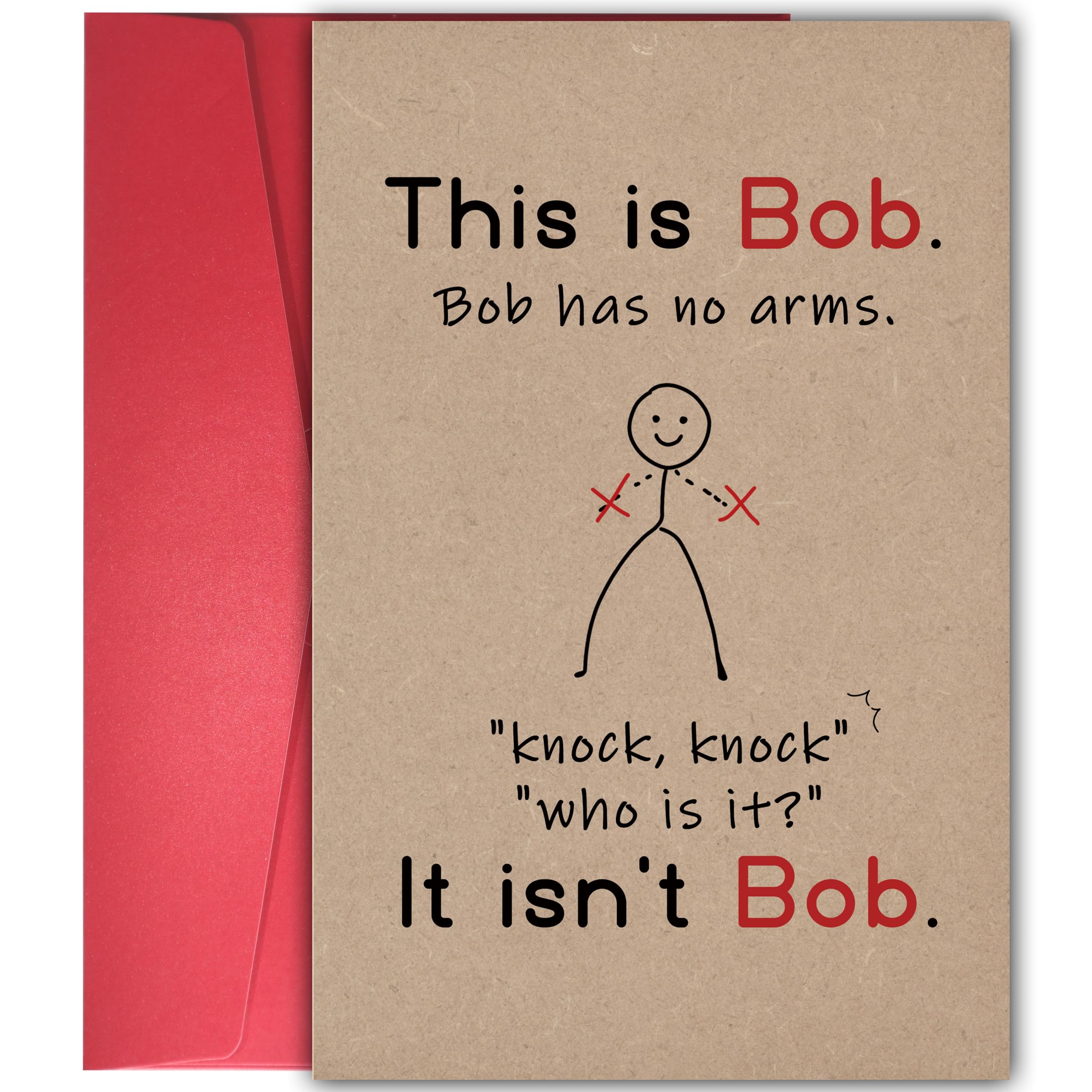 YIWANSIN Funny Birthday Card for Men or Women, Hilarious Birthday Gift for Friends Family Coworkers, Cheeky Black Humor Bday Greeting for Him Her,