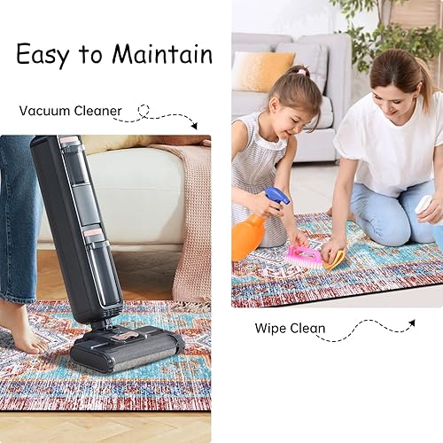 Miniatura 8 de eqivei Juego de 2 tapetes de cocina de goma antideslizante para piso, alfombras y tapetes de cocina bohemios, lavables, tapete acolchado de pie para