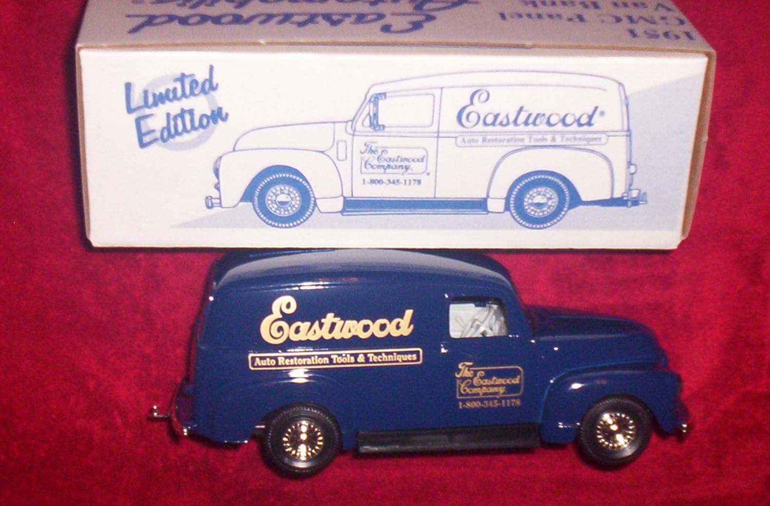 GMC PANEL VAN BANK 1951 EASTWOOD AUTOMOBILIA TRANSPORTATION