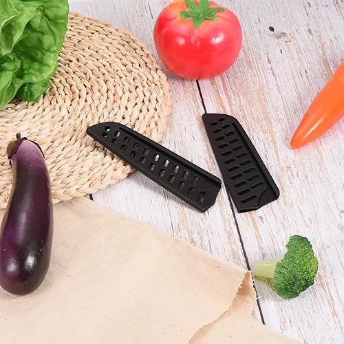 Vista 6 de PATIKIL Fundas de seguridad PP para cuchillo Santoku de 5 pulgadas, paquete de 5 cuchillos, protector de cuchillos, protector de cuchillas, funda