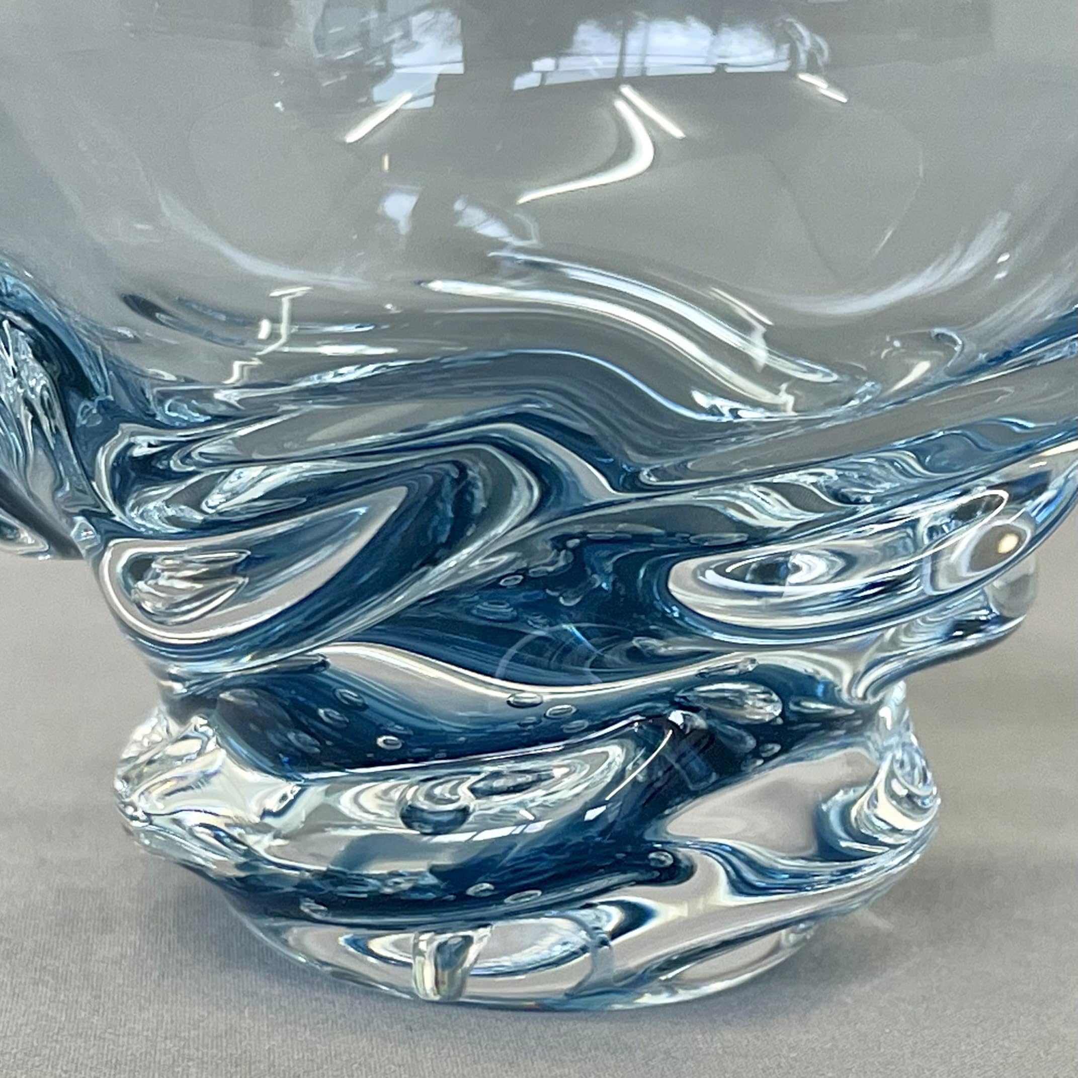 Amazon.co.jp: 能登藍-NOTO BLUE- 流 片口 能登島ガラス工房 手作り