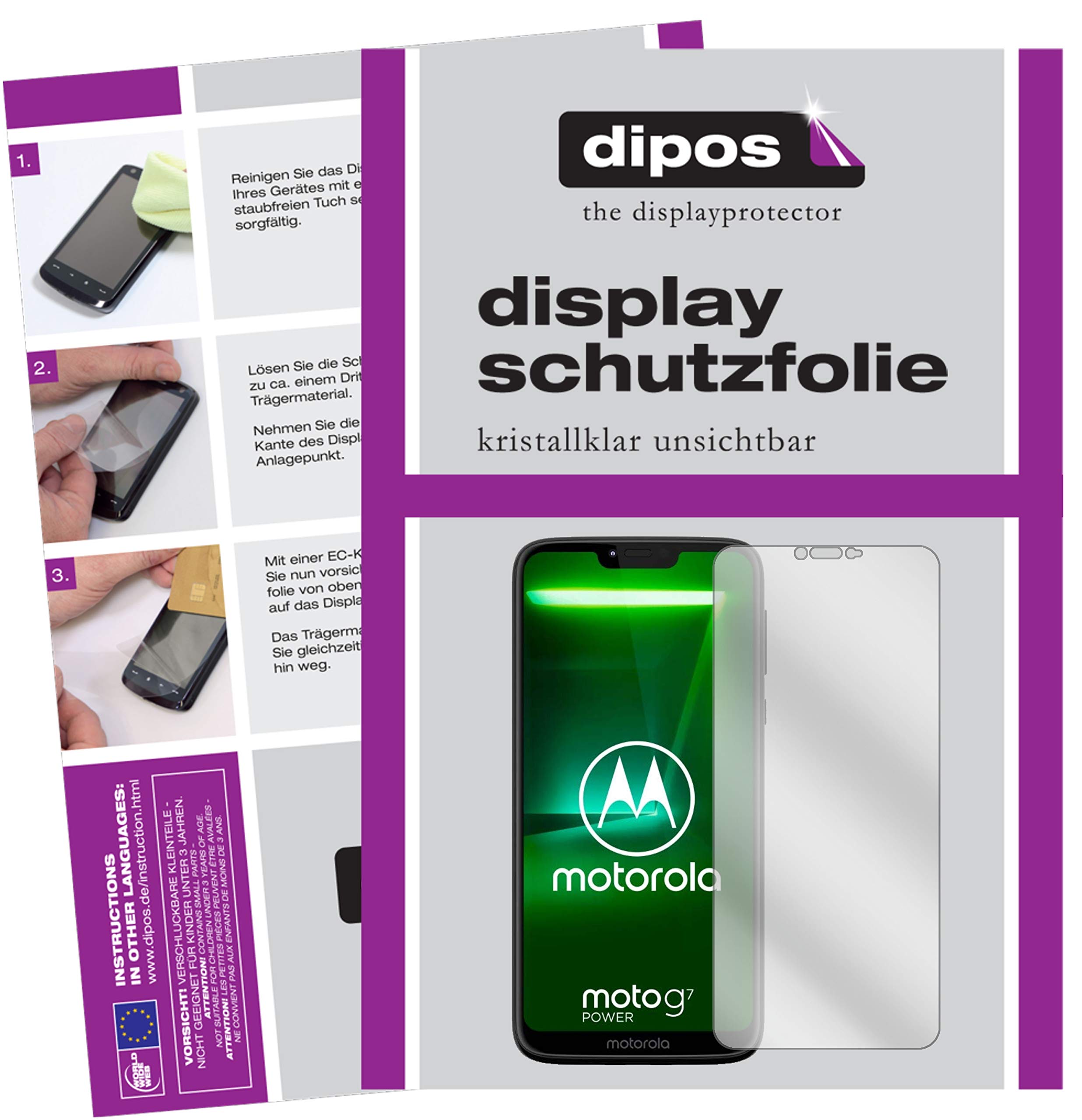 2x Screen Protector for LG G7 Fit Protection Anti Glare dipos – dipos Displayschutzfolien