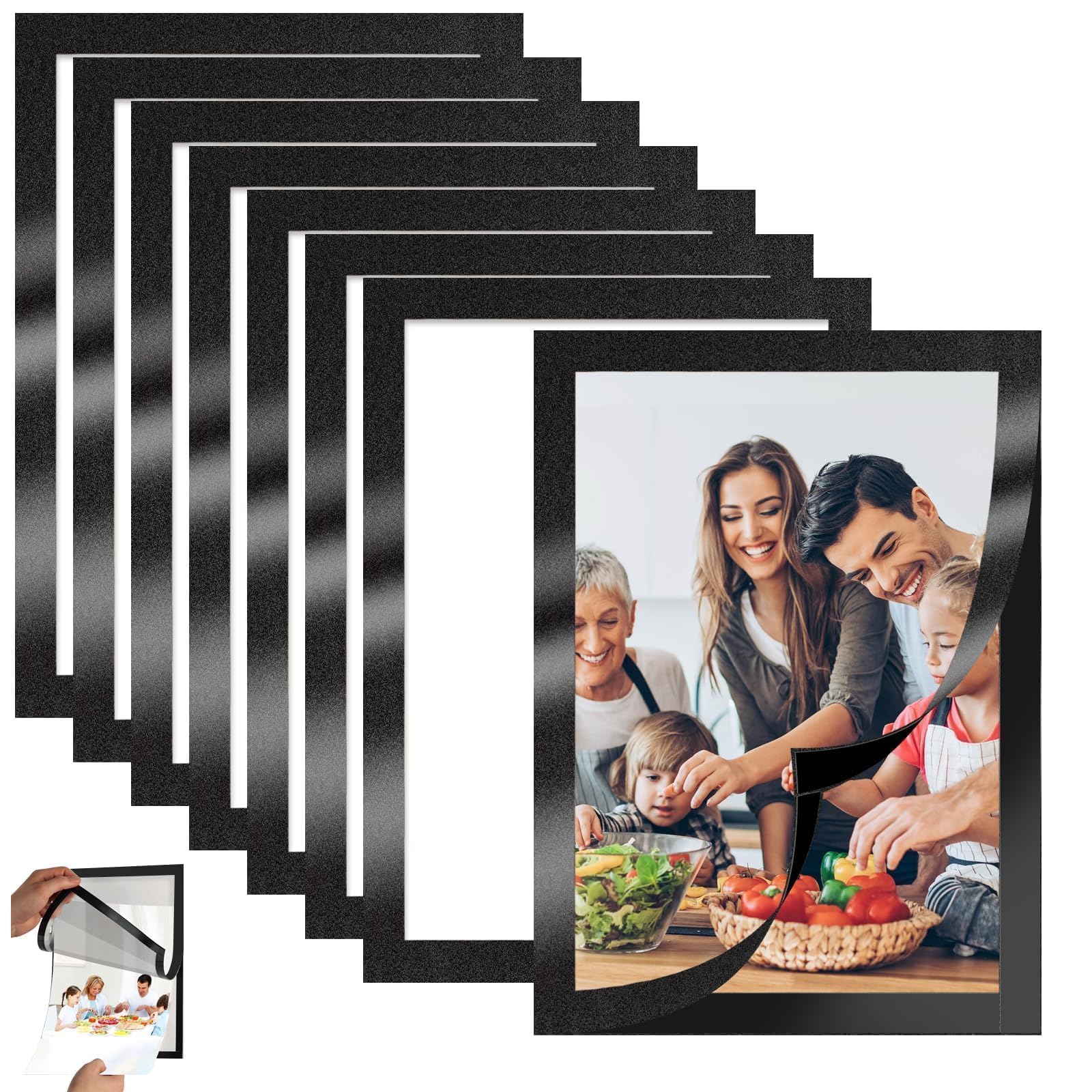 Ziamzra Cadre Magnetique 8pcs Cadre Photo Magnetique 24x32cm Cadre Magnetique Mural Noir Cadre Aimanté Mural A4 Affichage Étanche Pour Photos Licence Document Cadre Dessin Enfant à Changer Ziamzra Cadre Magnetique 8pcs Cadre Photo Magnetique 24x32cm Cadre Magnetique Mural Noir Cadre Aimanté Mural A4 Affichage Étanche Pour Photos Licence Document Cadre Dessin Enfant à Changer