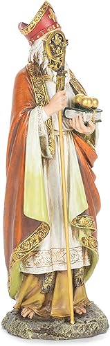 Miniatura 3 de Joseph's Studio by Roman, Renaissance Collection, figura de San Nicolás de 10.5 pulgadas de alto, decoración del hogar, regalo devoto, inspiración