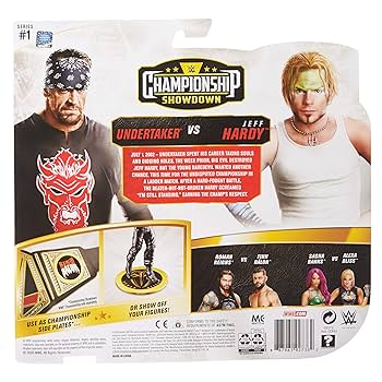 Amazon.com: ​WWE Undertaker vs Jeff Hardy Championship