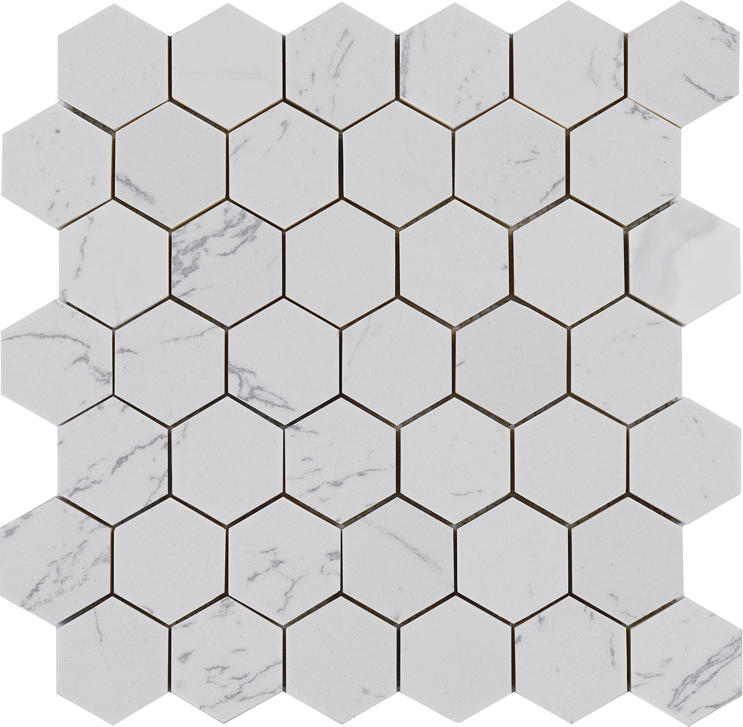 Simple Tile - Engineered Marble Mosaic Tile for Kitchen Backsplash ...