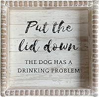 Vista 14 de Letreros de decoración de baño con marco de madera estilo granja bohemia, divertida placa decorativa pequeña y linda para baño, decoración de Hola