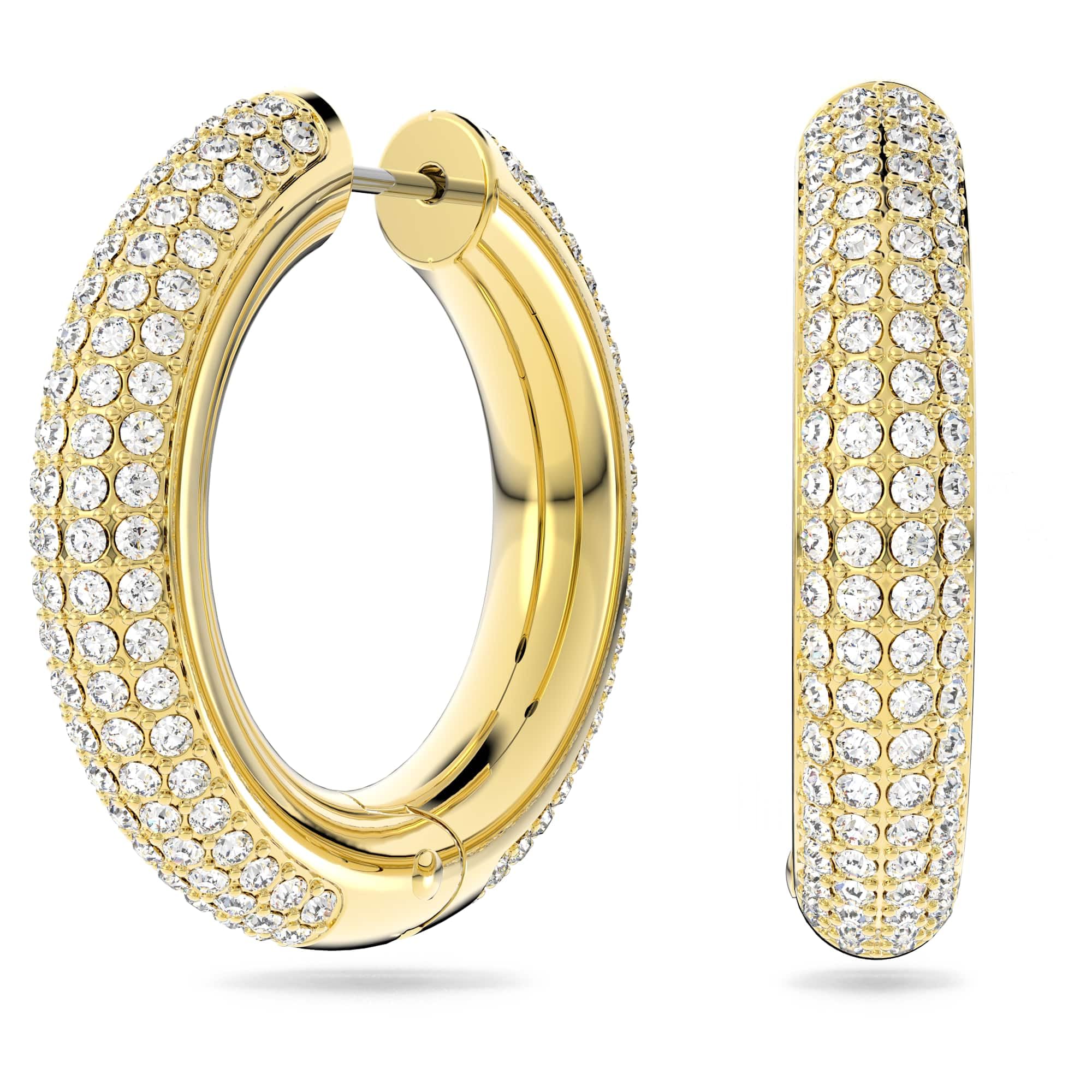 Swarovski Women's Yellow Pair Of Creole Earrings Dextera- 5618305 - Earrings - One Size - Accessories