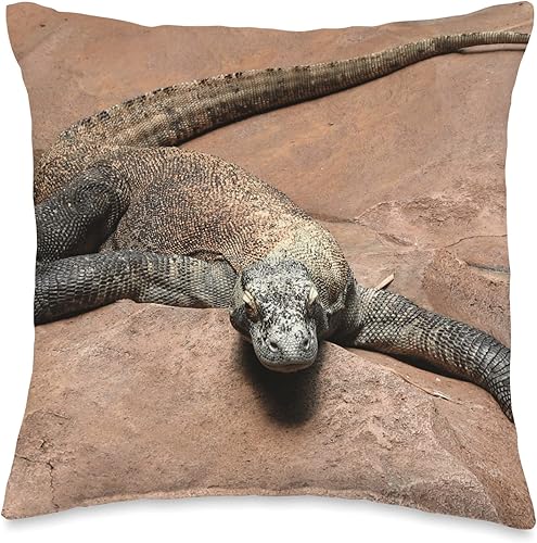 Vista 5 de Komodo Dragon Merch Komodo Dragon - Almohada de 18 x 18 pulgadas, multicolor