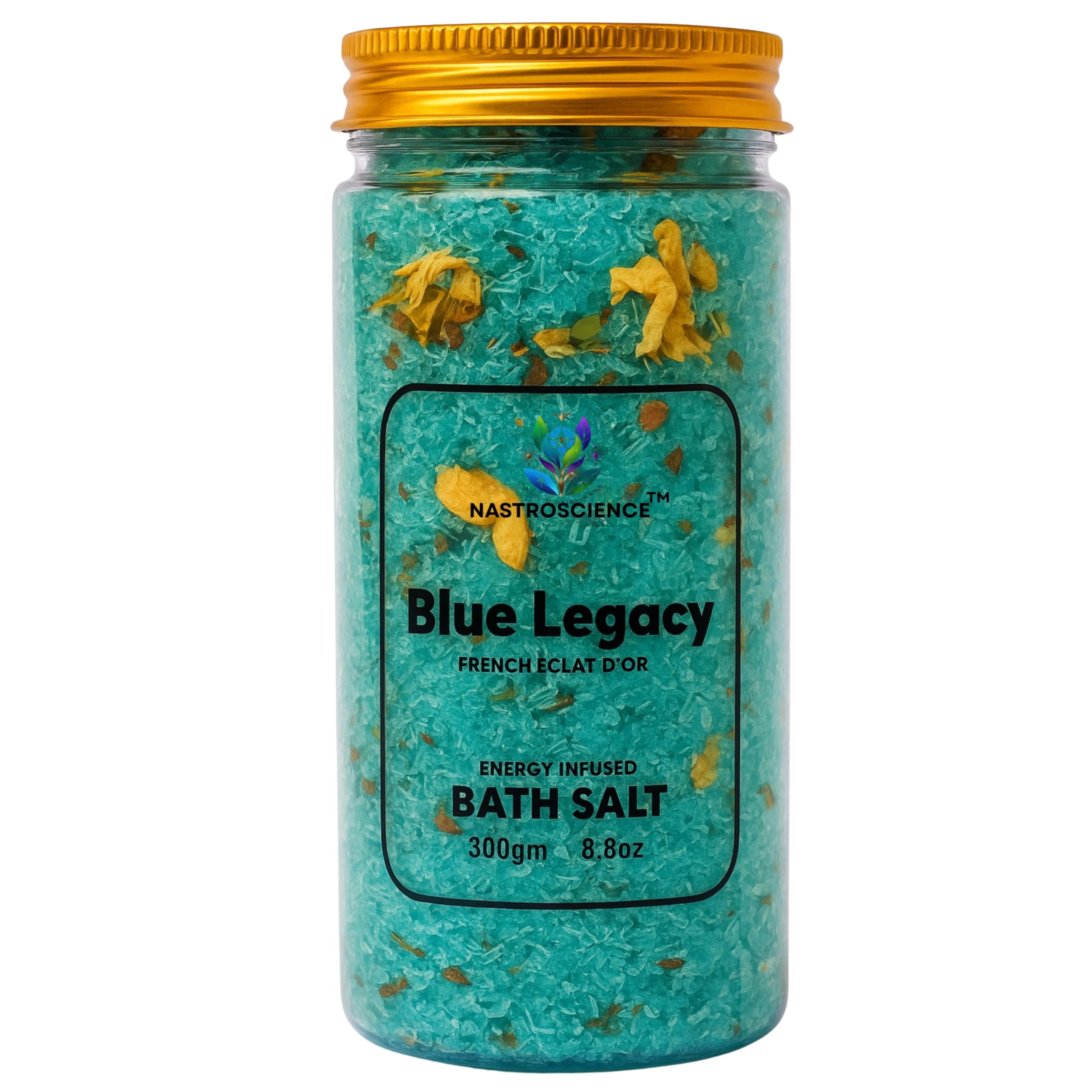 Nastroscience Premium Bath Salt Relaxing & Detoxifying Soak with Natural Minerals, Stress Relief & Skin Nourishment for Spa-Like Home Experience Blue Pack of -1-image-38
