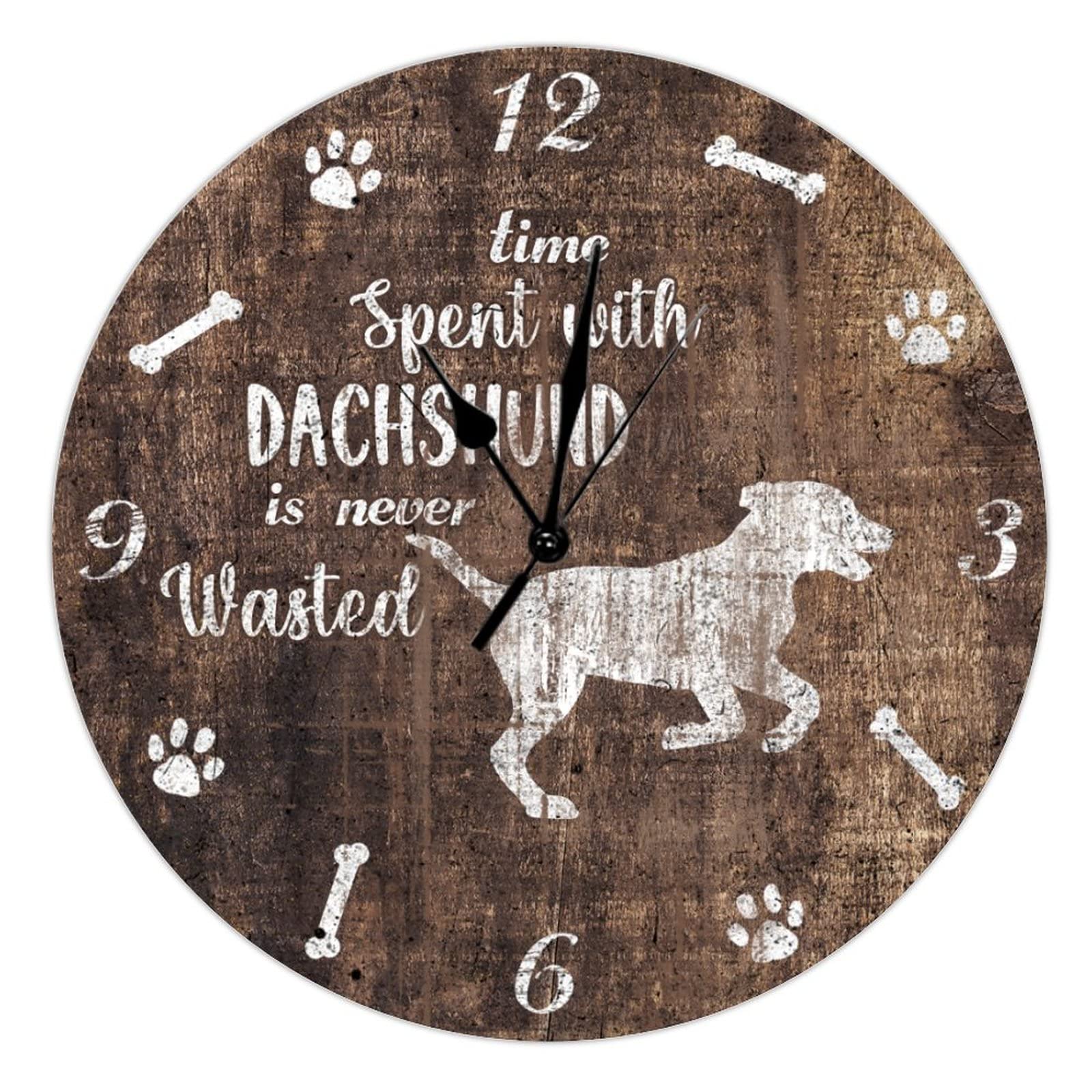 Horloge murale chien pour une cuisine accueillante au style shabby
