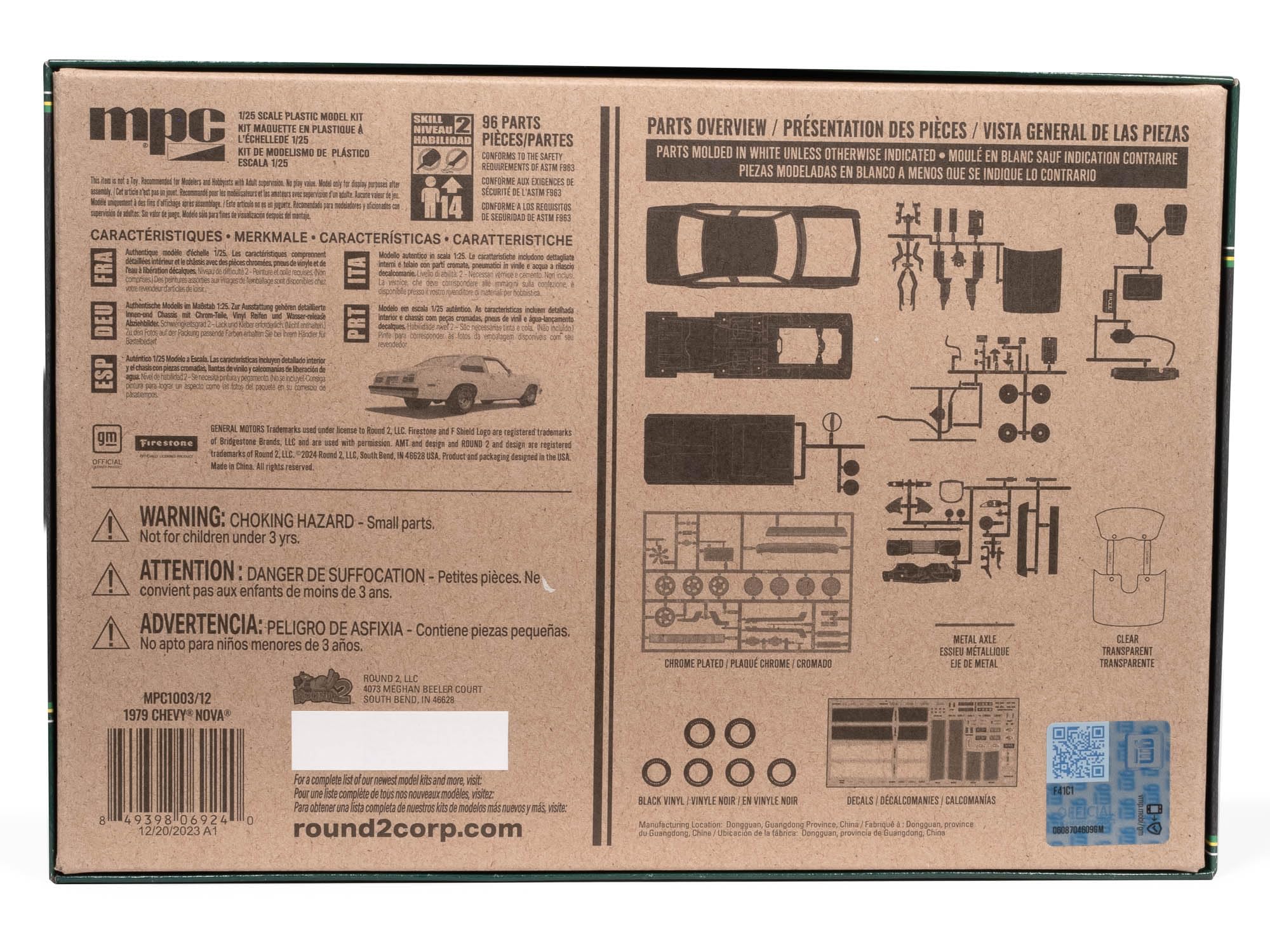Amazon.com: MPC 1979 Chevy Nova 1:25 Scale Model Kit : Arts