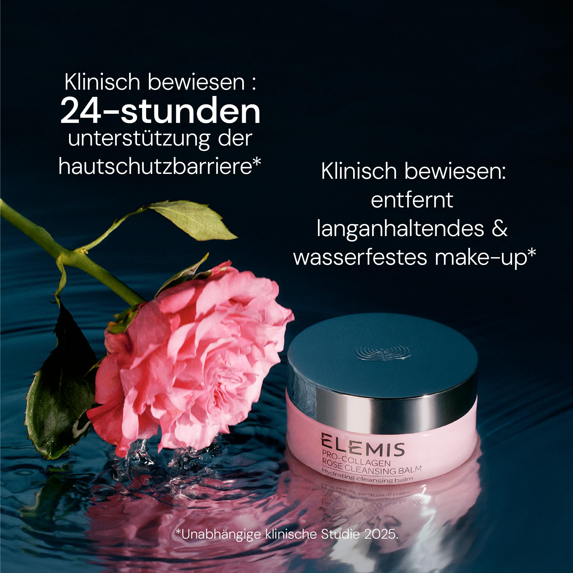 ELEMIS Pro-Collagen Cleansing Balm, Klinisch Bewiesen – Gesichtsreinigung Cleansing Balm & Oil Cleanser, Entfernt Waterproof Make-up und Unreinheiten, Nährende Anti-Aging & Anti-Falten Reinigung