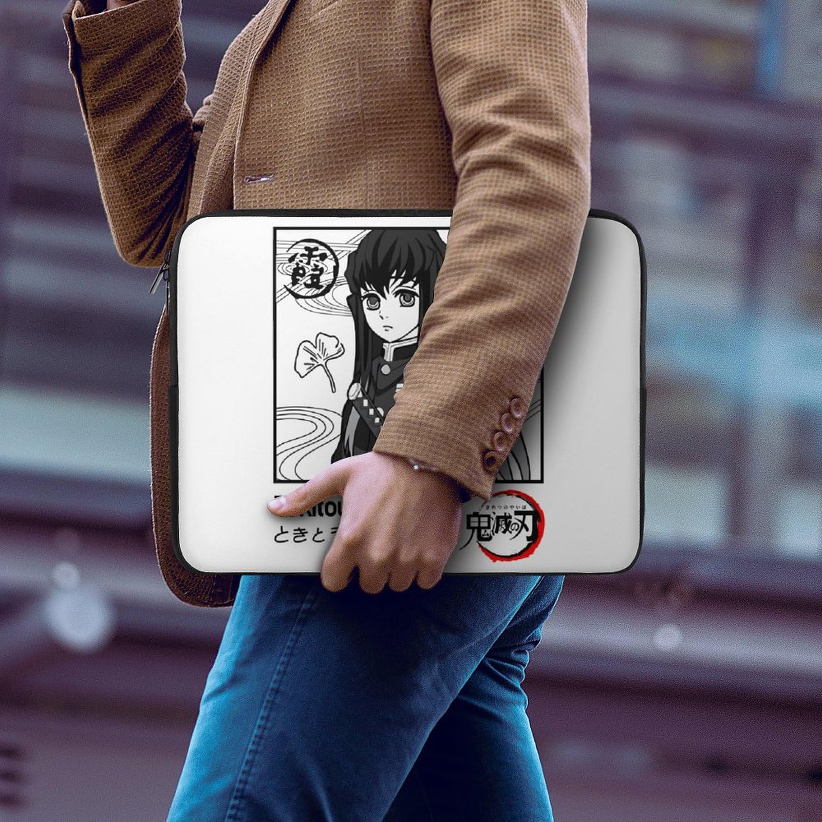Amazon.co.jp: ノートパソコンケース 鬼滅の刃 時透無一郎 霞柱 ノート