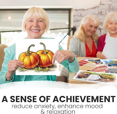 Miniatura 5 de QUOKKA Pintura al agua Actividades de demencia para personas mayores - Recuerdos de granja - Productos de Alzheimer para ancianos - Actividades para