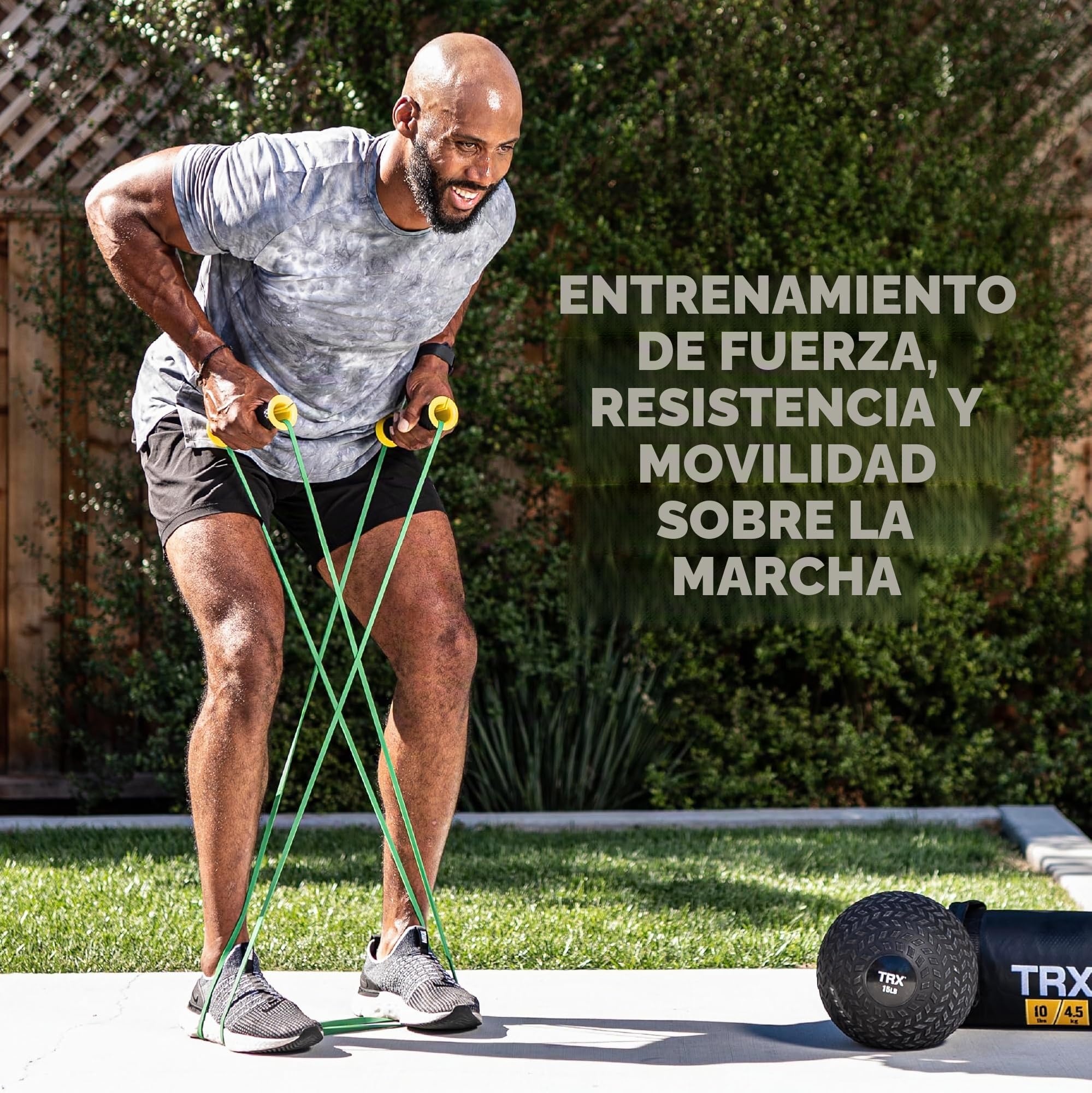 TRX Bandit Resistance Band Grip System - Gimnasio en casa de entrenamiento de fuerza