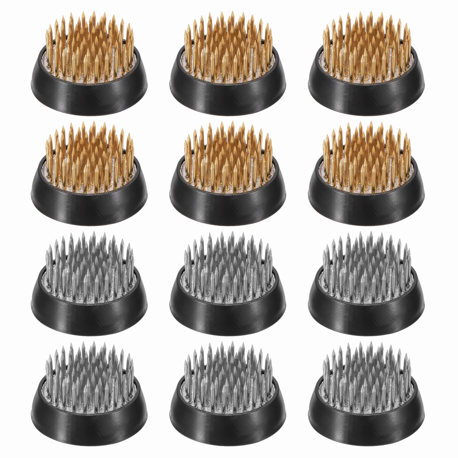 Kenzan porte-fleurs en laiton et acier de haute qualité pour composition florale de table