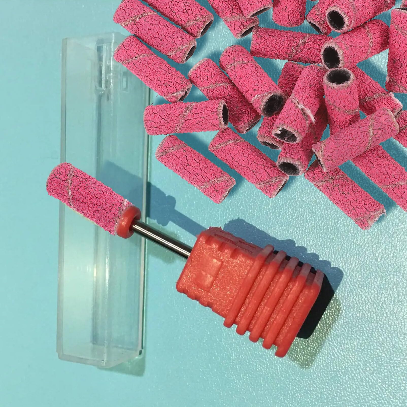 50 pcs Nail Sanding Bands Nail Drill Bits Manicure Pedicure Nail Sanding Files Gel Polish Remover Essential Manicure Tool - Image 2