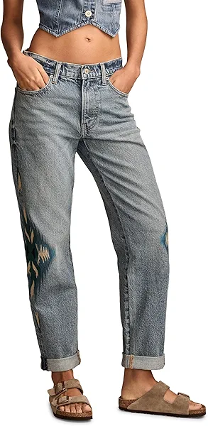 Lucky Brand Women's Mid Rise Boy