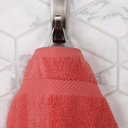 Miniatura 9 de SUPERIOR Zero Twist - Juego de 6 toallas 100% de algodón, toallas de baño extrasuaves, toallas para la cara y toallas de mano, toallas de algodón de