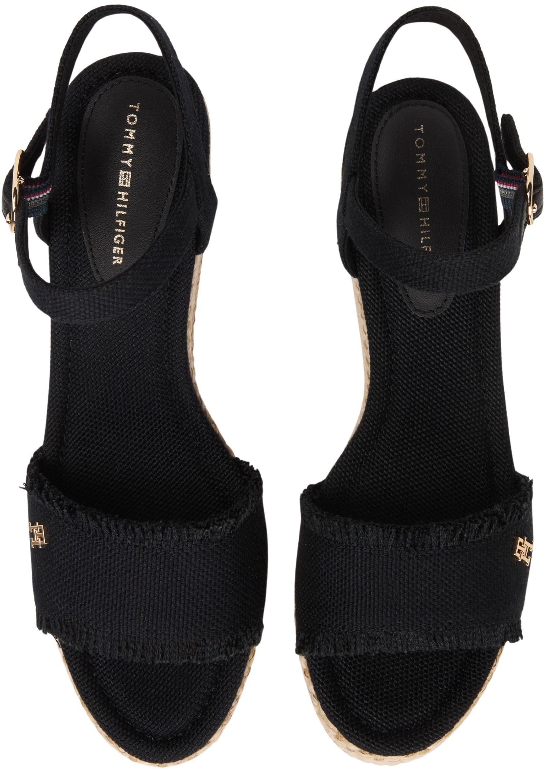 Tommy Hilfiger Damen Mid Woven Wedge Espad Fringe Fw0fw09470Keil-Espadrilles