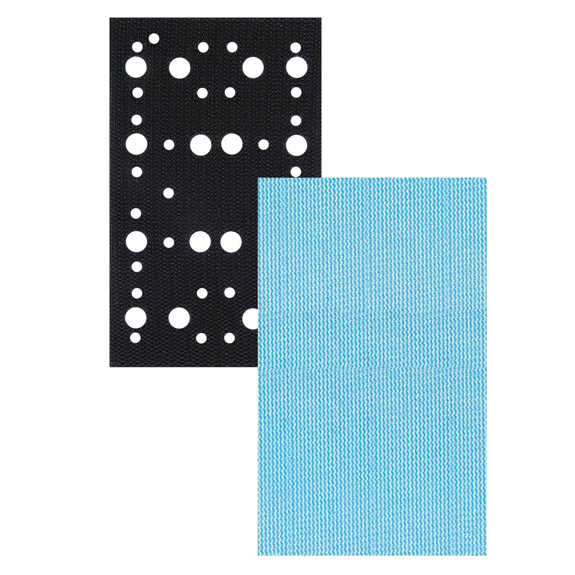 Trend Professional 80 x 133 mm Sanding Pads, 80/120/180 Grit + Pad Saver, 7 Pack, Mesh Abrasive for Multi-Material Finishing and Smoothing, AB/133/M7/P