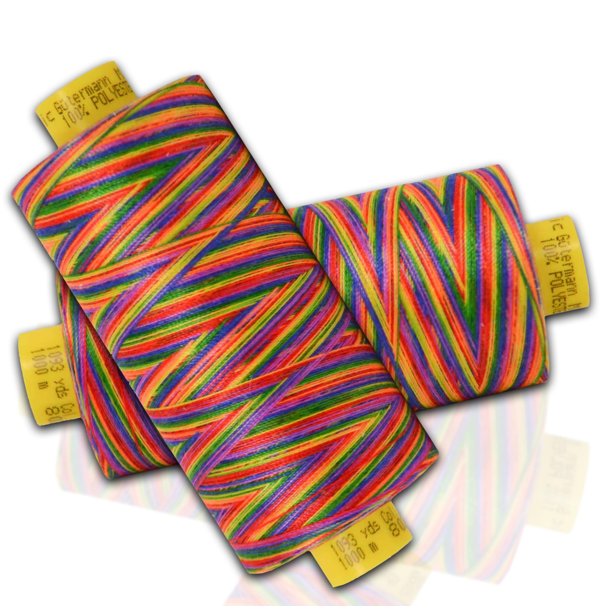 Mara Multicolour Sewing Thread Gutermann Multi Colour 120-2 Spools, 1000m (Colour 8230)