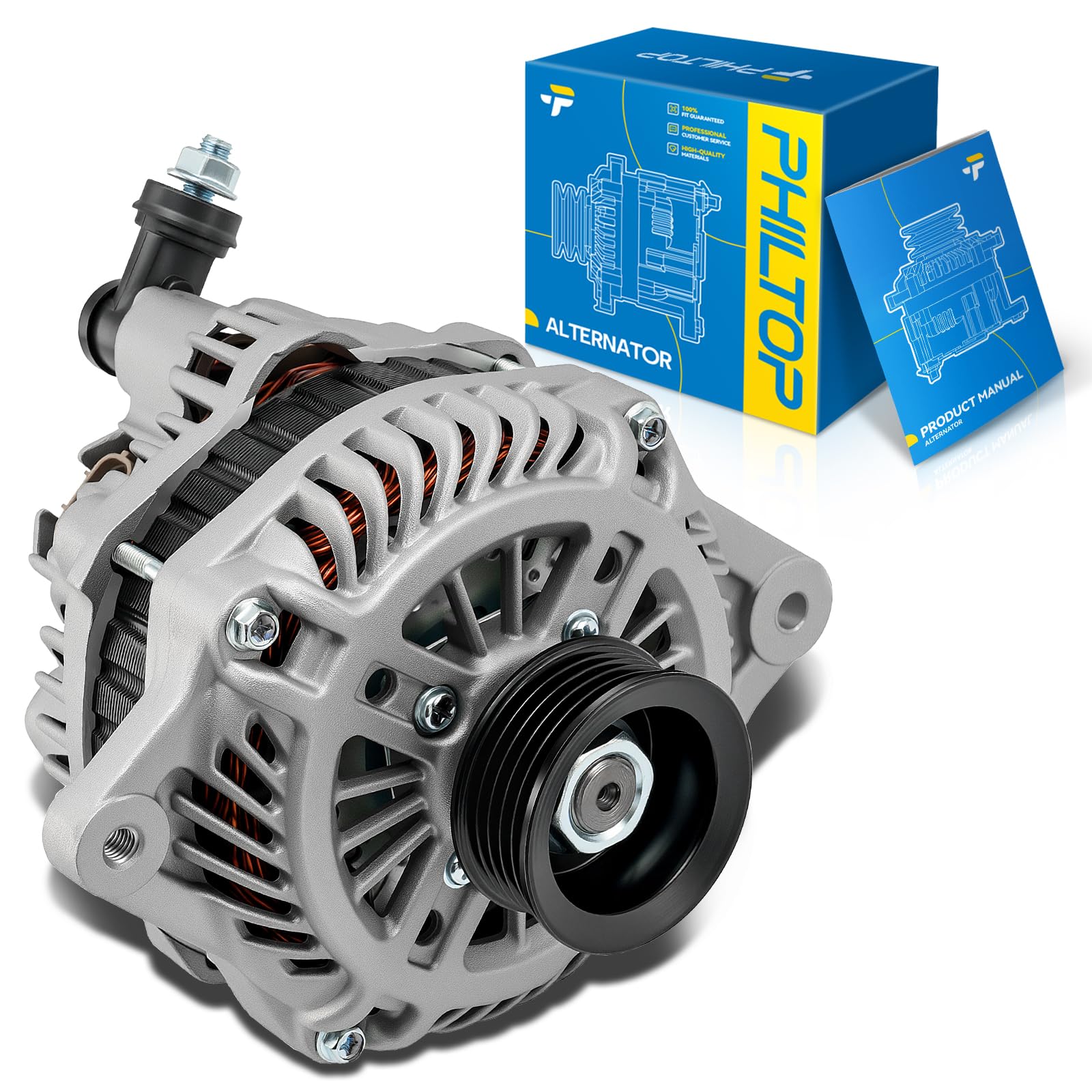 PHILTOP New Alternator 11024N Fit for 2005-2007 Subaru Legacy