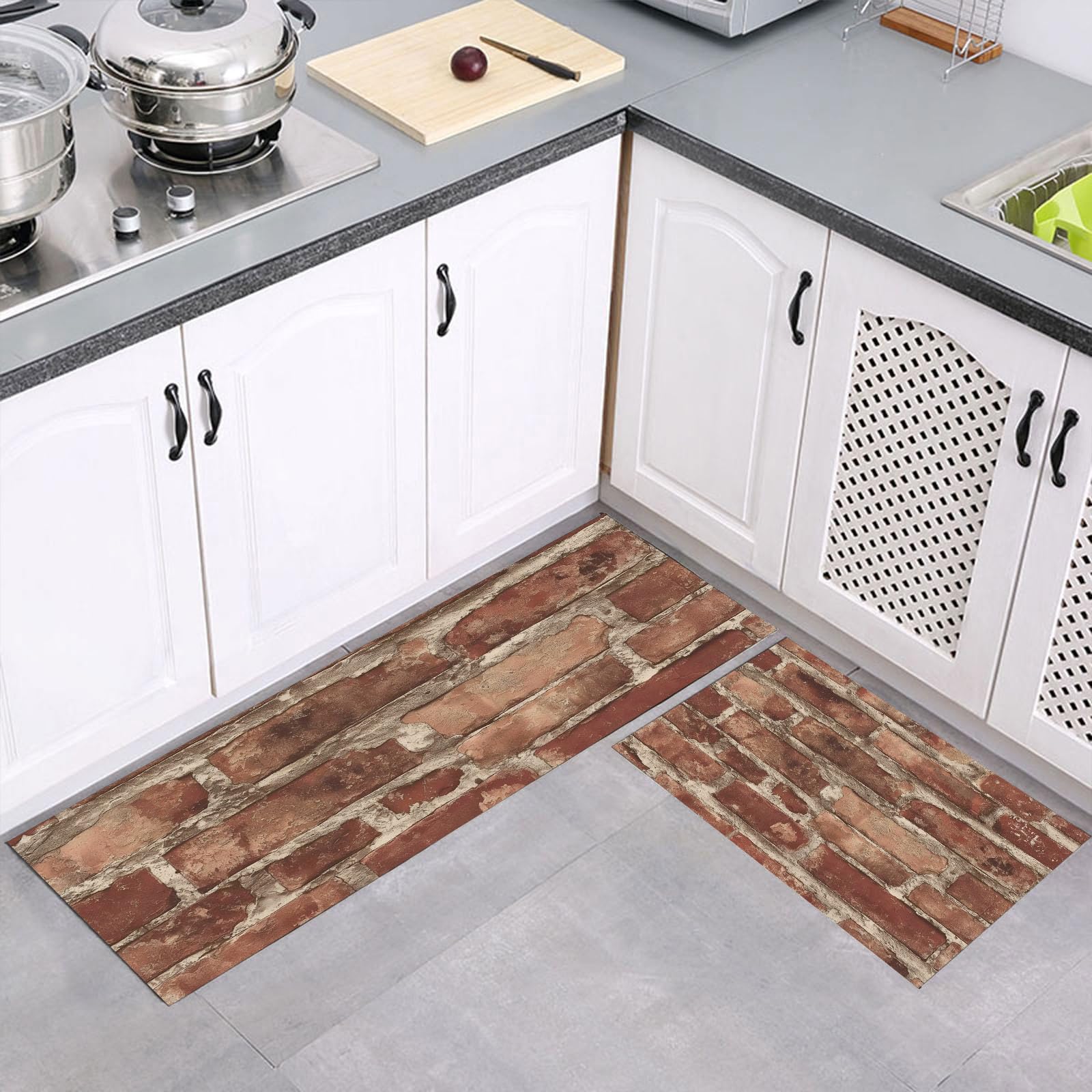 Tapis de cuisine antiderapant lavable fini les sols gras