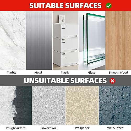 Miniatura 8 de Cinta de doble cara de 1 pulgada x 9.85 pies, resistente, cinta de montaje extraíble para pared, cinta de espuma adhesiva blanca, tiras para colgar