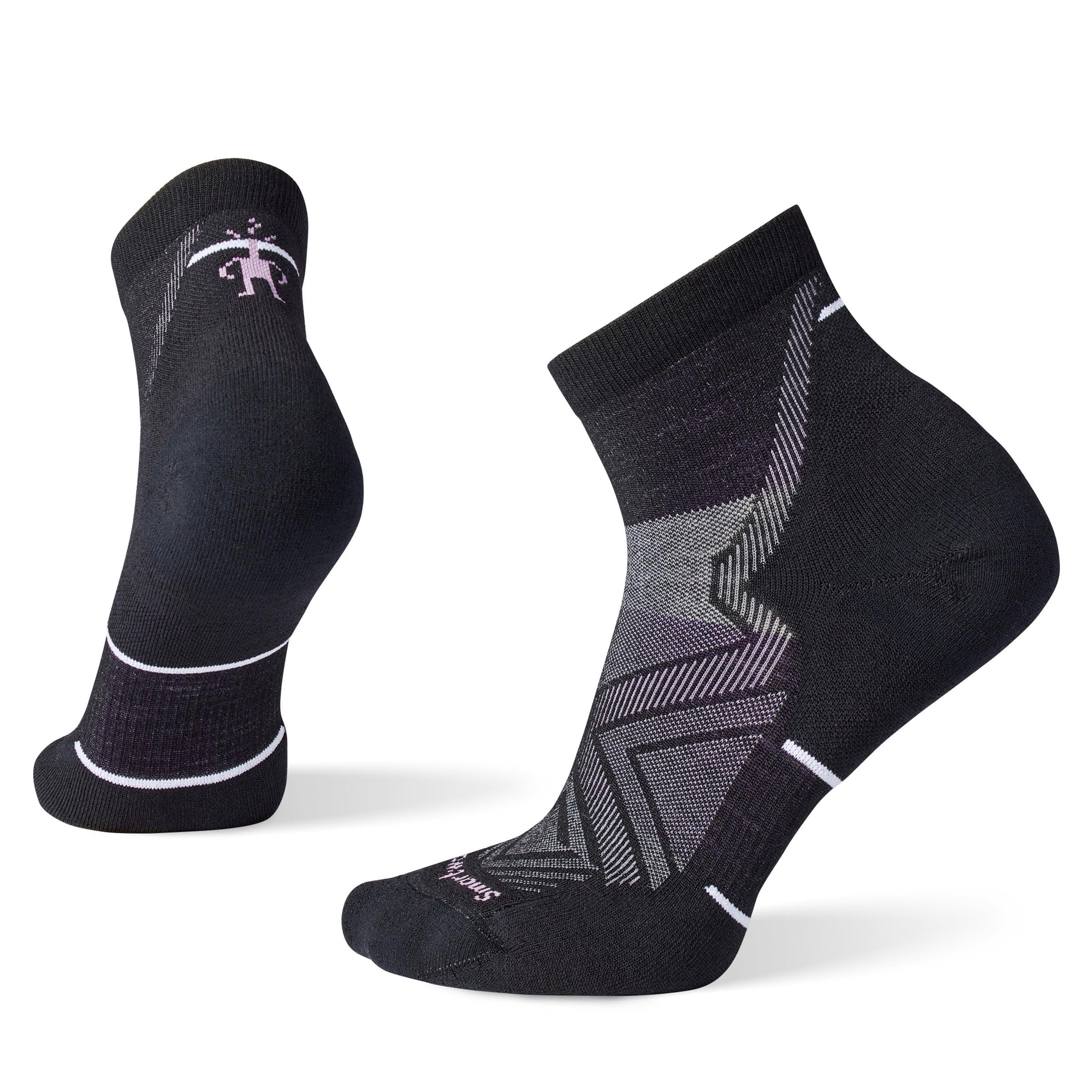 Smartwool Women's Noir Run Targeted Cushion Ankle Sock Hiking Socks,
