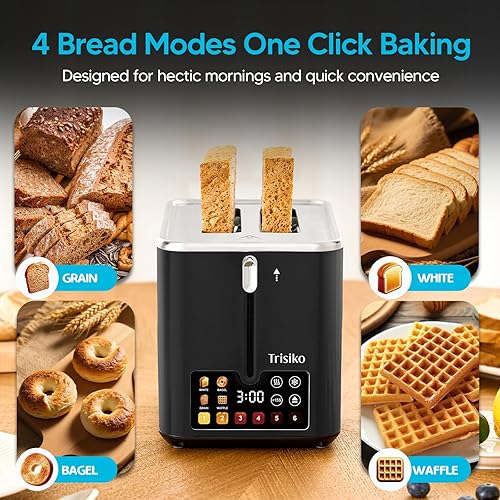 Miniatura 7 de Tostadora de 2 rebanadas (negro)