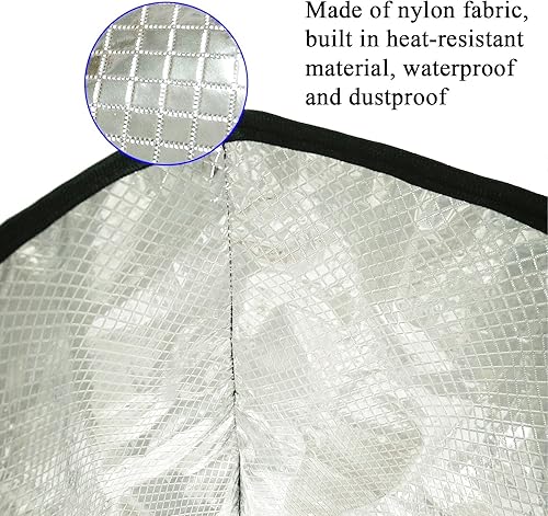 Miniatura 5 de Wanty Protector de cubierta de parrilla para horno de microondas, resistente al calor, impermeable, a prueba de polvo, protección contra el polvo de