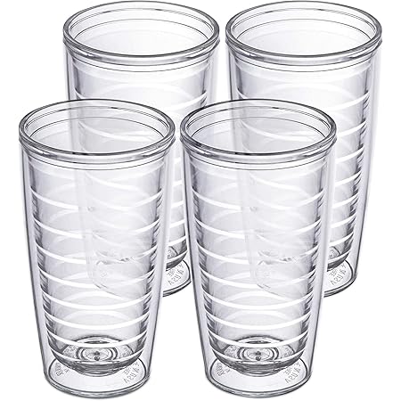 Amazon.com | Ozeri Serafino Double Wall Insulated Beverage and Coffee Glasses, 12-Ounce, Set of ...