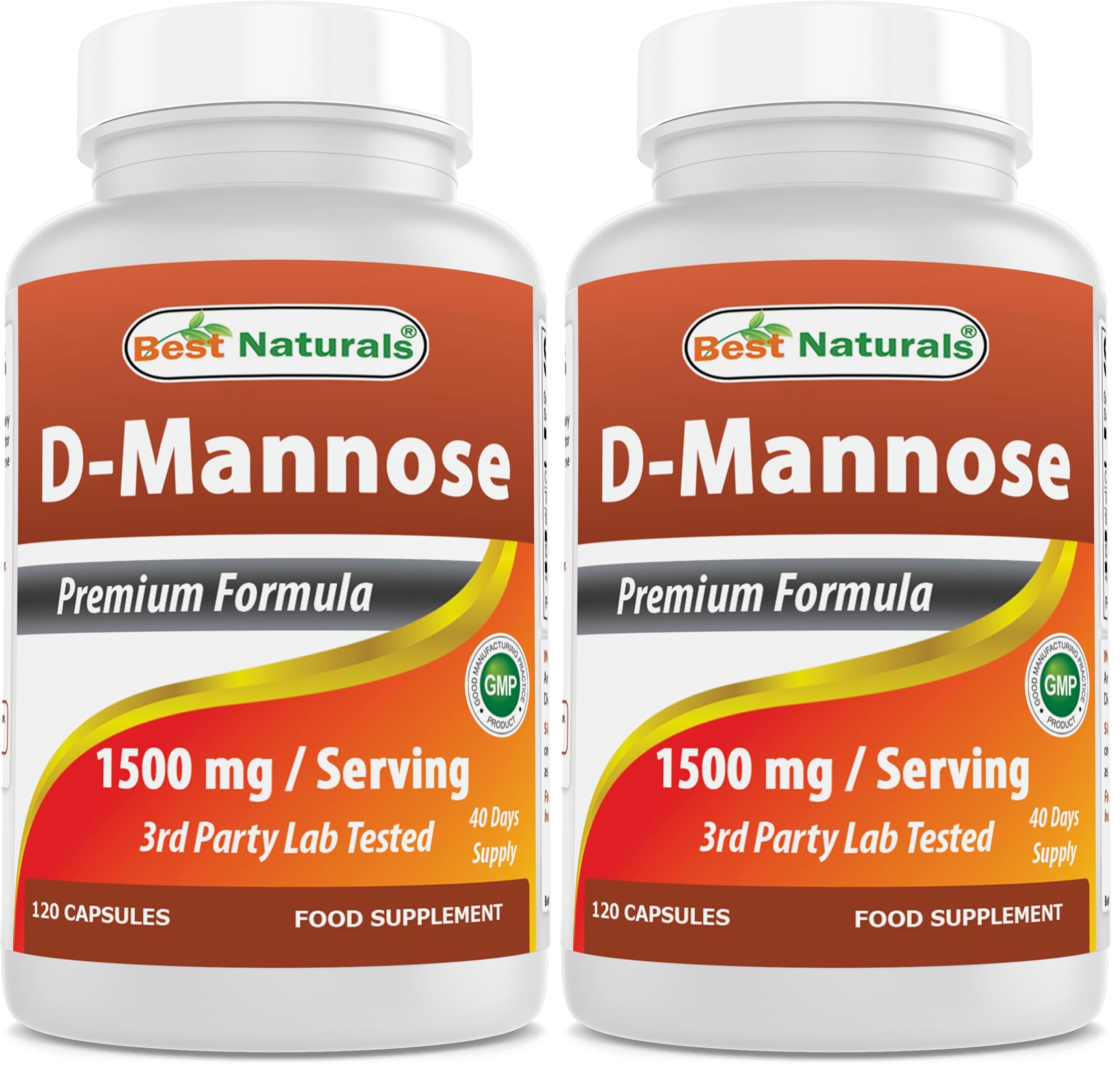 Best Naturals D-Mannose Capsules - Urinary Tract Cleanse Supplement 1500mg/Serving - 120 Count — Amazon image 8