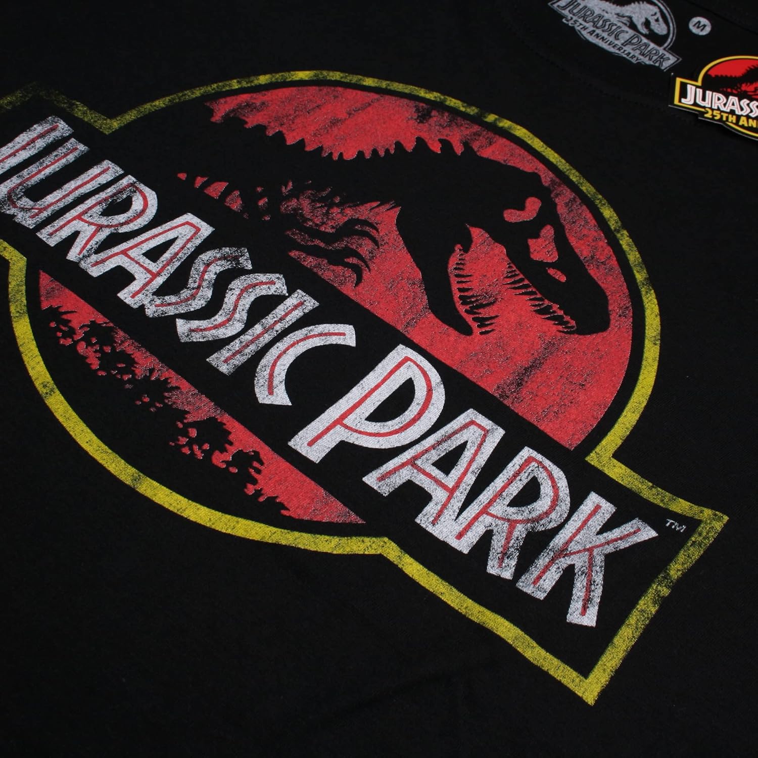 Jurassic Park Distressed Logo Unisex T Shirt for Men & Women Collection - Image 2