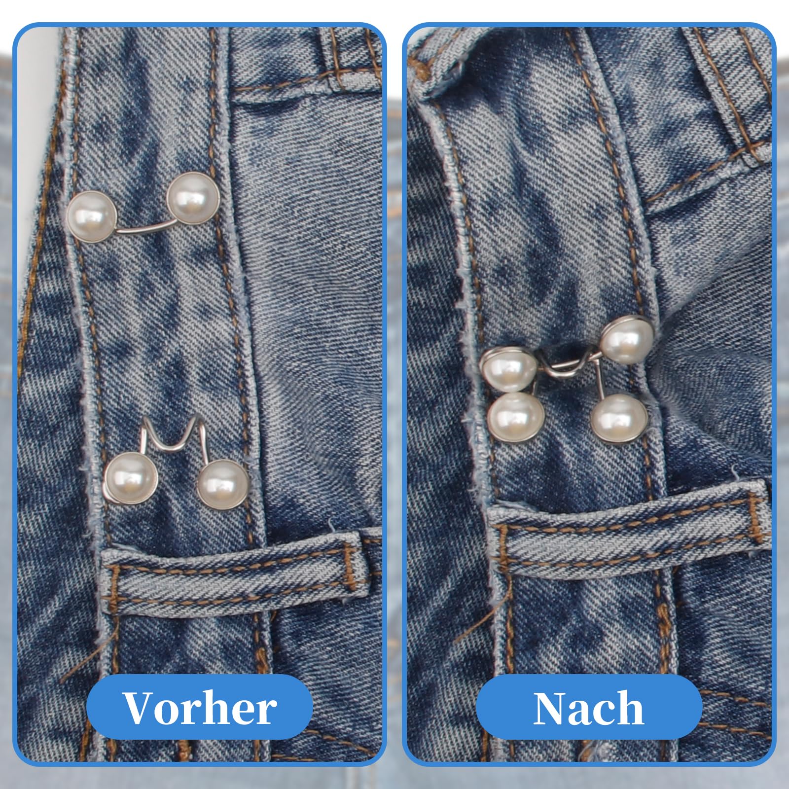 Clips Cintura Clips Ajustadores Cintura - 5 Pares Forma Estrella - Para Jeans Y Pantalones Sueltos Ajustadores Jeans Forma Estrella